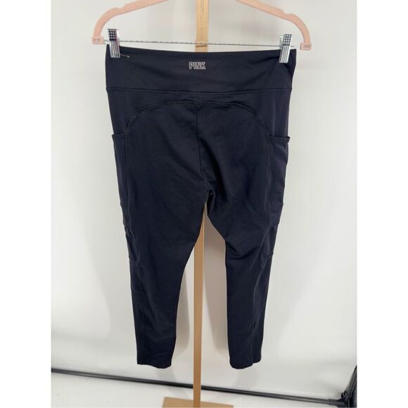Victoria’s Secret PINK active black pants with pockets size large - Picture 1 of 8